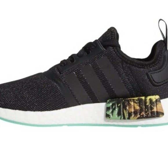 NEW AUTHENTIC ADIDAS ORIGINALS NMD_R1 J "PALM TREE - Picture 3 of 6